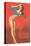 Woman in Patriotic Outfit-null-Stretched Canvas