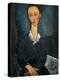 Woman in White Collar, Portrait of Lunia Czechowska, 1917-Amedeo Modigliani-Premier Image Canvas