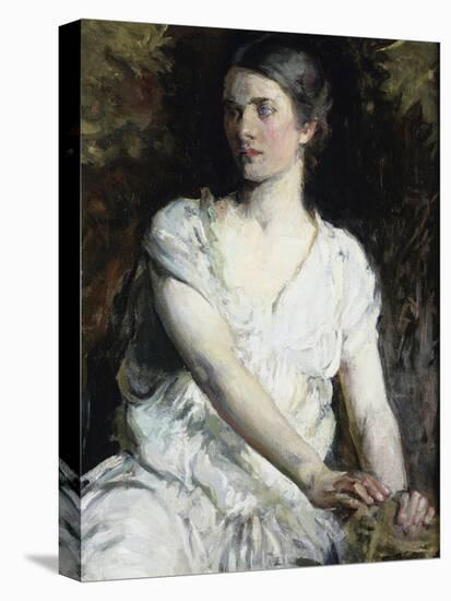 Woman in White-Abbott Handerson Thayer-Premier Image Canvas