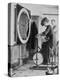 Woman Keeping Fit in the Titanic's Gymnasium-null-Premier Image Canvas