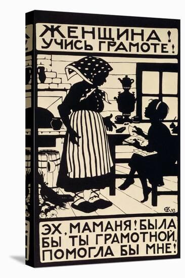 Woman! Learn Your Letters!, 1923-Elizaveta Sergeevna Kruglikova-Premier Image Canvas