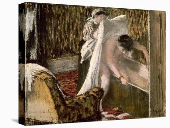 Woman Leaving Her Bath, 1877-Edgar Degas-Premier Image Canvas