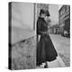 Woman Modeling a Back Flared Skirt-Gordon Parks-Premier Image Canvas