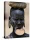 Woman of the Mursi Tribe, Her Clay Lip Plate Shows That She Is Married, Ethiopia-John Warburton-lee-Premier Image Canvas