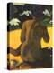 Woman on Shore, 1892-Paul Gauguin-Premier Image Canvas