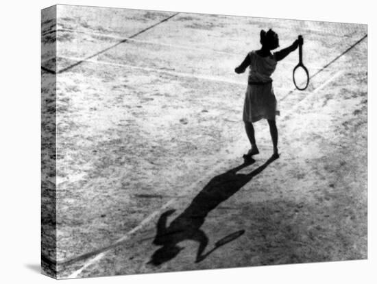 Woman Playing Tennis, Alfred Eisenstaedt's First Photograph Ever Sold-Alfred Eisenstaedt-Premier Image Canvas