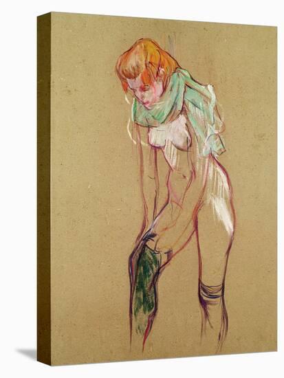 Woman Pulling up Her Stocking, 1894-Henri de Toulouse-Lautrec-Premier Image Canvas