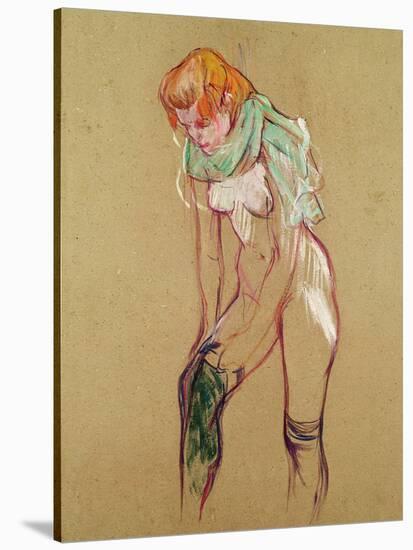 Woman Pulling up Her Stocking, 1894-Henri de Toulouse-Lautrec-Premier Image Canvas