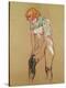 Woman Pulling up Her Stocking, 1894-Henri de Toulouse-Lautrec-Premier Image Canvas