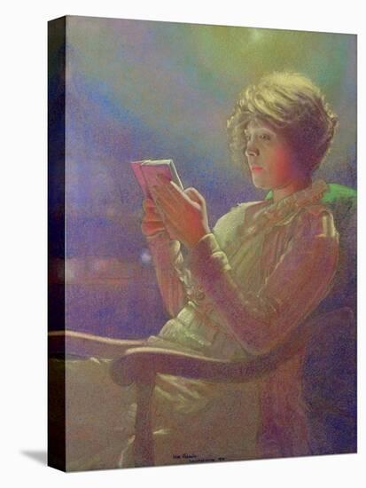 Woman Reading, 1921-Kamir-kaufman-Premier Image Canvas