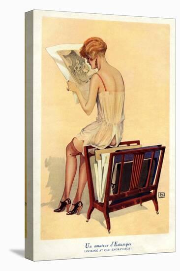 Woman reading, Magazine Advertisement, UK, 1920-null-Premier Image Canvas