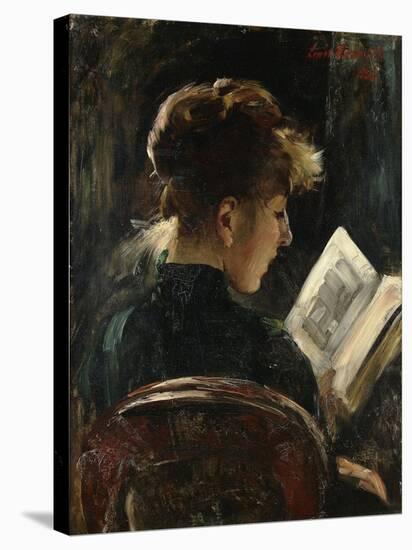 Woman Reading-Lovis Corinth-Premier Image Canvas