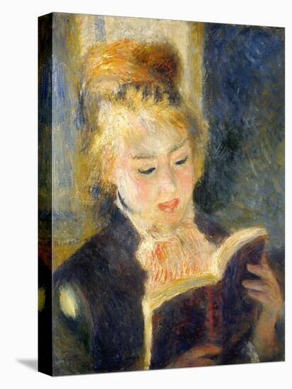 Woman Reading-Pierre-Auguste Renoir-Premier Image Canvas