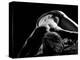 Woman's Back on Black Background-Antonino Barbagallo-Premier Image Canvas