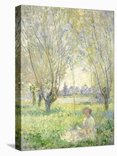 Woman Seated under the Willows, 1880-Claude Monet-Premier Image Canvas