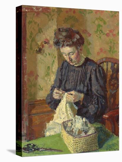 Woman Sewing, C. 1908-Harold Gilman-Premier Image Canvas