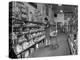 Woman Shopping in A&P Grocery Store-Alfred Eisenstaedt-Premier Image Canvas