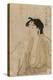Woman Smoking a Pipe-Kitagawa Utamaro-Stretched Canvas