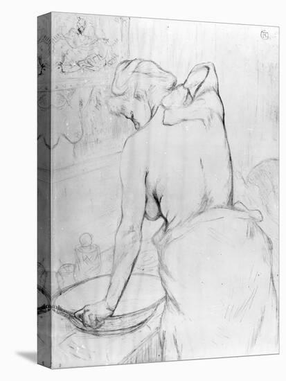 Woman Washing Herself at a Basin, 1896-Henri de Toulouse-Lautrec-Premier Image Canvas