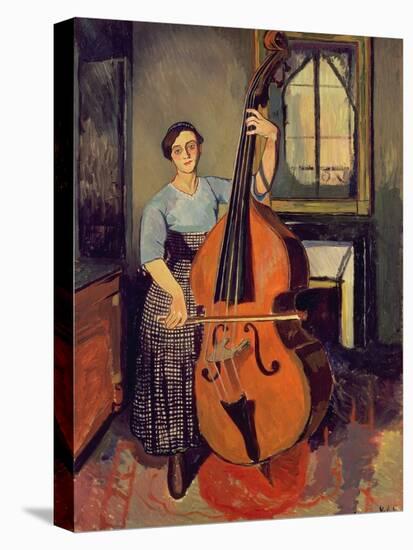 Woman with a Double Bass, 1908-Suzanne Valadon-Premier Image Canvas