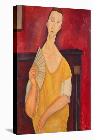 Woman with a Fan, 1919-Amadeo Modigliani-Premier Image Canvas