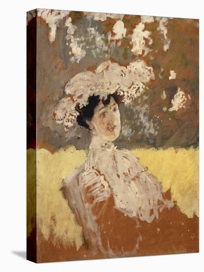 Woman with a Hat; Femme Avec Un Chapeau-Edouard Vuillard-Premier Image Canvas