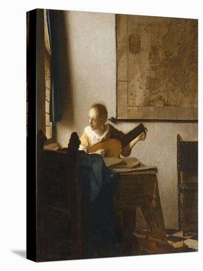 Woman with a Lute, C.1662-1663-Johannes Vermeer-Premier Image Canvas