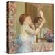 Woman with a Mirror-Frederick Carl Frieseke-Premier Image Canvas