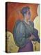 Woman with a Parasol (Berthe Signac), 1893-Paul Signac-Premier Image Canvas