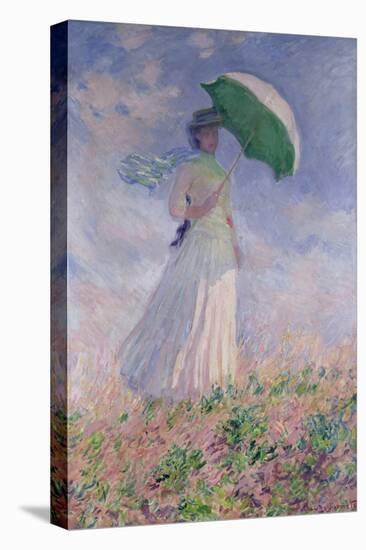 Woman with a Parasol Turned to the Right, 1886-Claude Monet-Premier Image Canvas