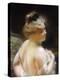 Woman with a Pearl Necklace, Femme Au Collier De Perles-Paul Albert Besnard-Premier Image Canvas