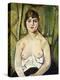 Woman with Bare Breasts-Suzanne Valadon-Premier Image Canvas