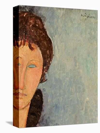 Woman with Blue Eyes, C.1918-Amedeo Modigliani-Premier Image Canvas