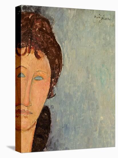 Woman with Blue Eyes, C.1918-Amedeo Modigliani-Premier Image Canvas