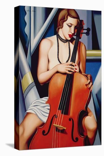 Woman with Cello-Catherine Abel-Premier Image Canvas
