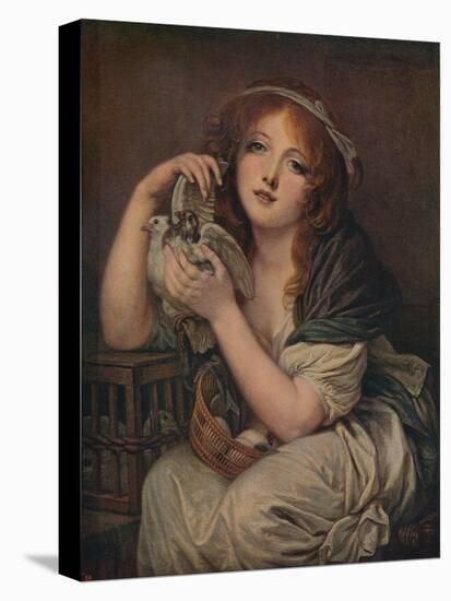 'Woman With Doves', 1799-1800, (c1915)-Jean-Baptiste Greuze-Premier Image Canvas