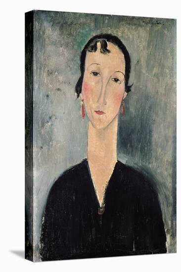 Woman with Earrings-Amedeo Modigliani-Premier Image Canvas