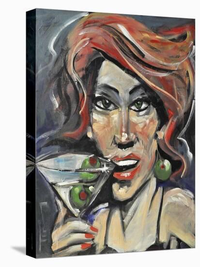 Woman with Martini-Tim Nyberg-Premier Image Canvas