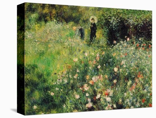 Woman with Parasol in a Garden, 1873-Pierre-Auguste Renoir-Premier Image Canvas