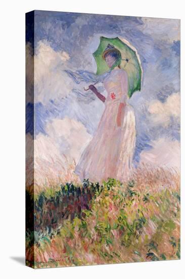 Woman with Parasol Turned to the Left, 1886-Claude Monet-Premier Image Canvas