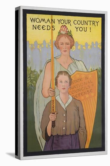 Woman Your Country Needs You Poster-null-Premier Image Canvas