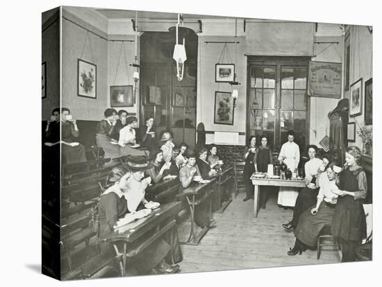 Women and Girls in a Classroom, Surrey Square Evening Institute for Women, London, 1914-null-Premier Image Canvas