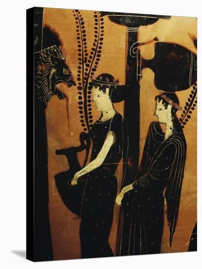 Women at Well, Detail from Red-Figure Attic Vase, 5th Century BC-null-Premier Image Canvas