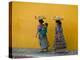 Women Carrying Basket on Head, Antigua, Guatemala-Keren Su-Premier Image Canvas