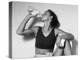 Women Drinking after Exercise Session in Fitness Studio, New York, New York, USA-Paul Sutton-Premier Image Canvas