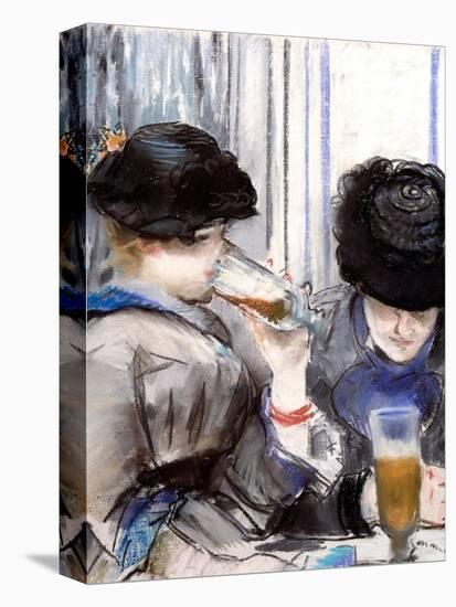 Women Drinking Beer, 1878-Edouard Manet-Premier Image Canvas