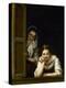 Women from Galicia at the Window, 1655-1660-Bartolome Esteban Murillo-Premier Image Canvas