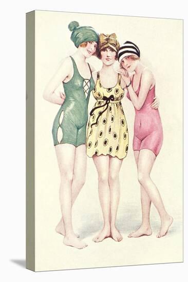 Women in Bathing Costumes-null-Stretched Canvas