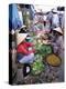 Women in Conical Hats Selling Fruit and Vegetables in Busy Central Market, Hoi An, Central Vietnam-Gavin Hellier-Premier Image Canvas