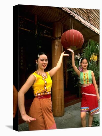 Women in Dai Traditional Costume, China-Bill Bachmann-Premier Image Canvas